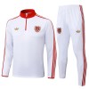 FC Bayern München Trainings Sweatshirt Quarter-zip 2024-25 Witte - Heren